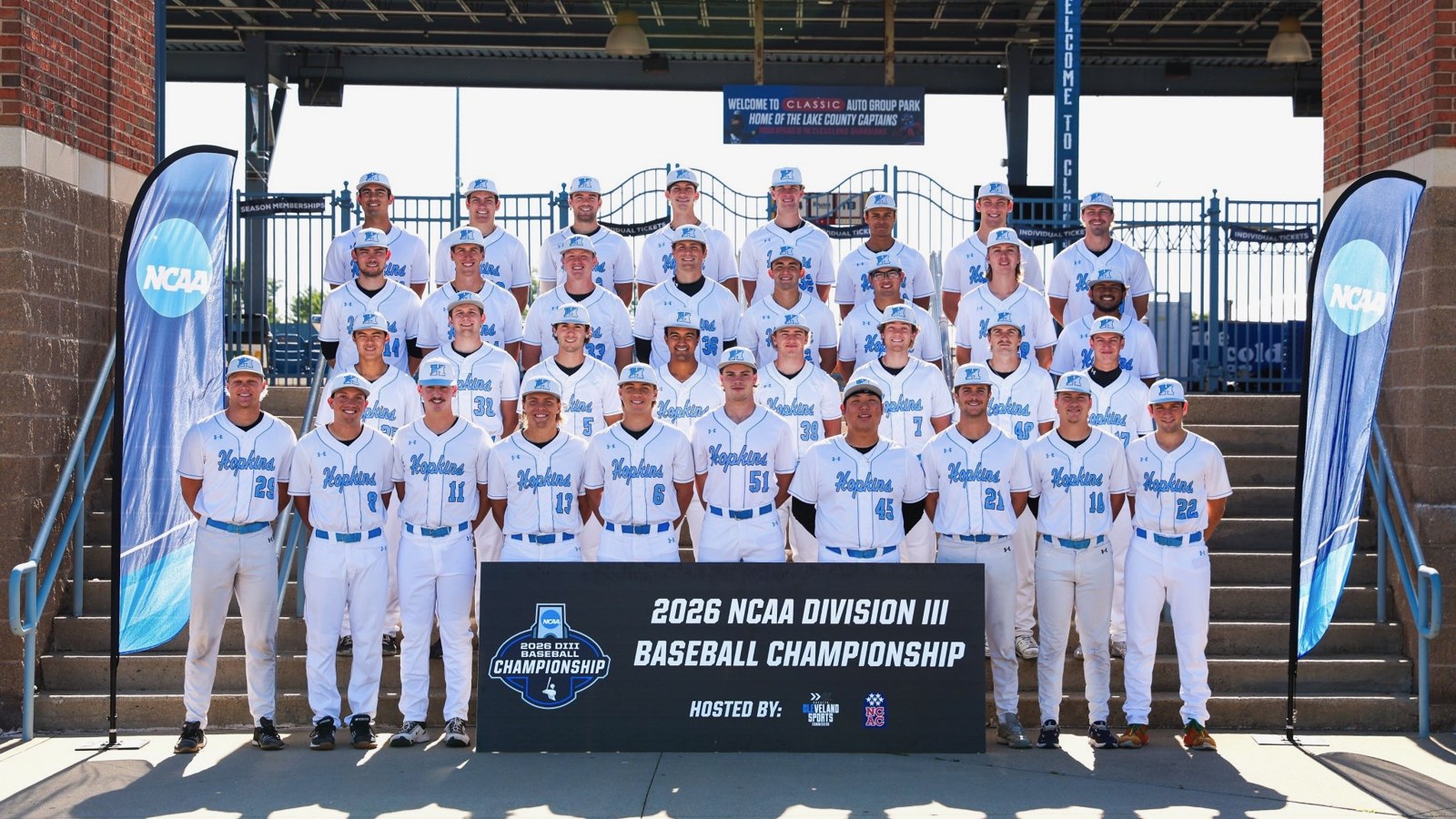 Johns Hopkins baseball team at the NCAA Division III championship